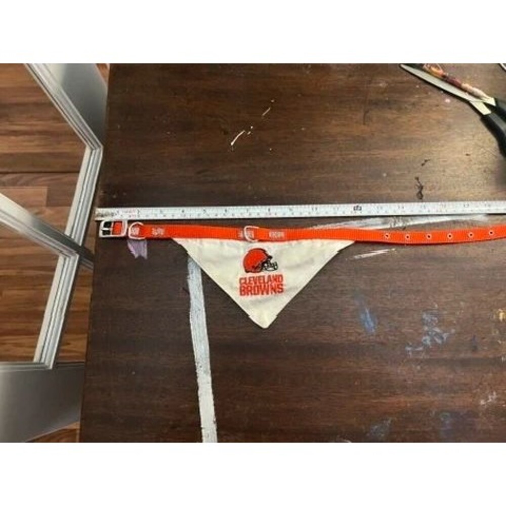Pets First Cleveland Browns Dog Collar Bandana